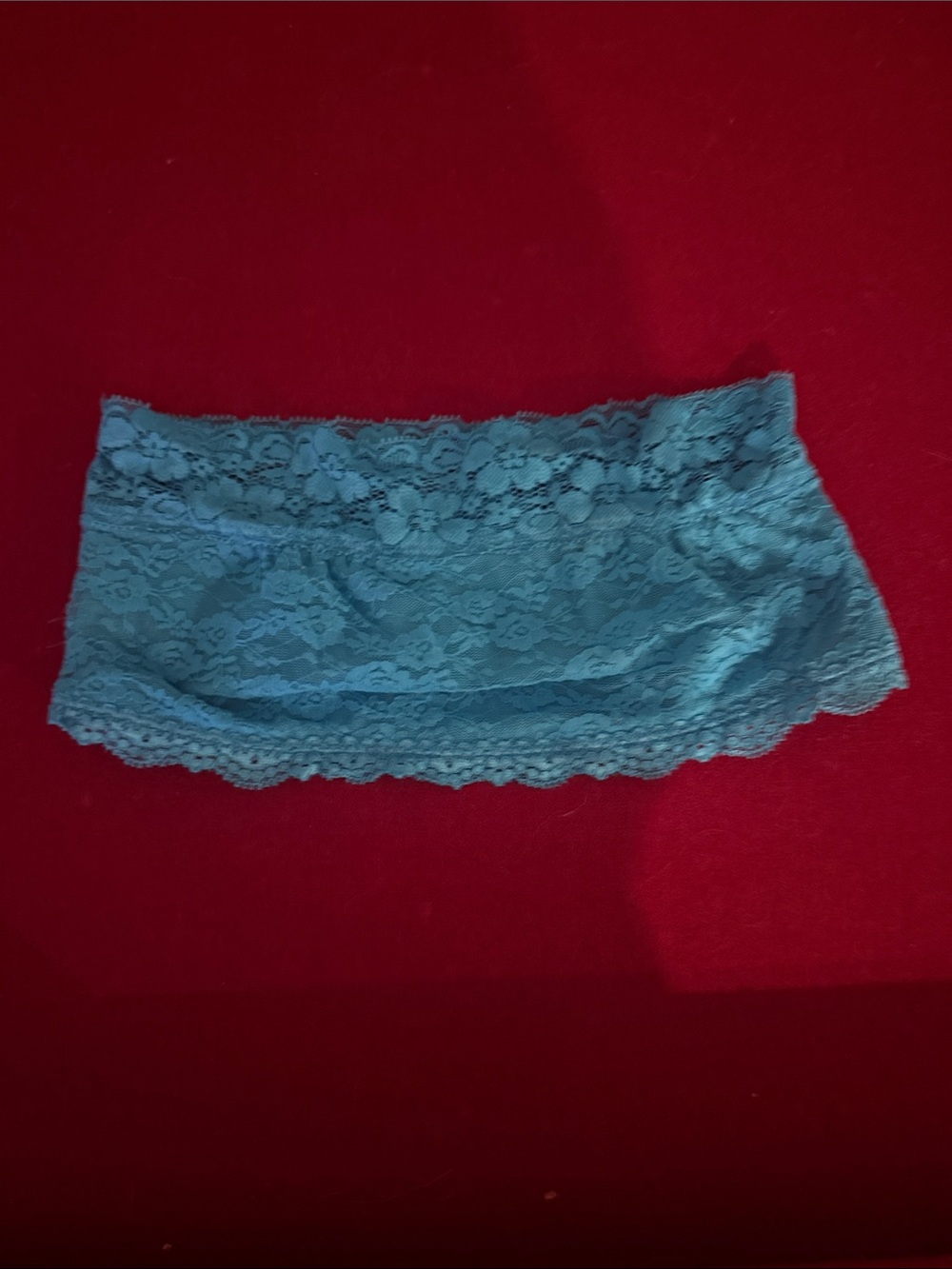SO Teal Lace Bandeau
